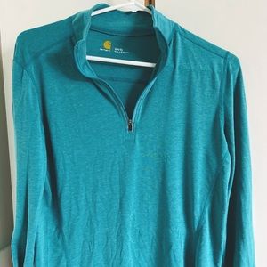 Blue Carhartt Quarter Zip